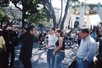 Kaoru, Sakura y Ken en el Parque  Central