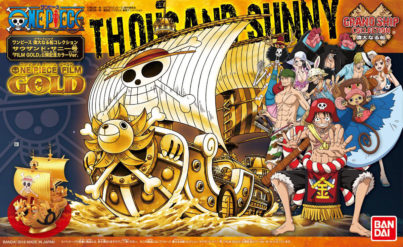 One Piece: Thousand Sunny "FILM GOLD" - PLAMO