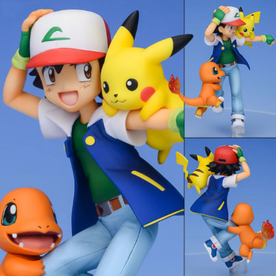 Pokémon: Ash, Pikachu y Charmander - G.E.M. Series