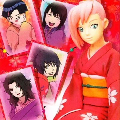 Naruto Heroines - Kimono Version