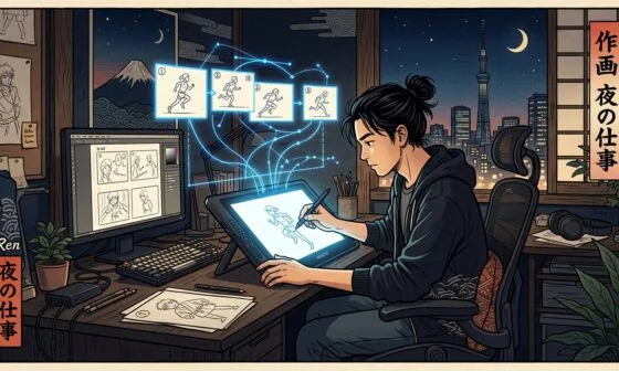 IA y el 'douga': ¿Revolución o crisis en el anime?
