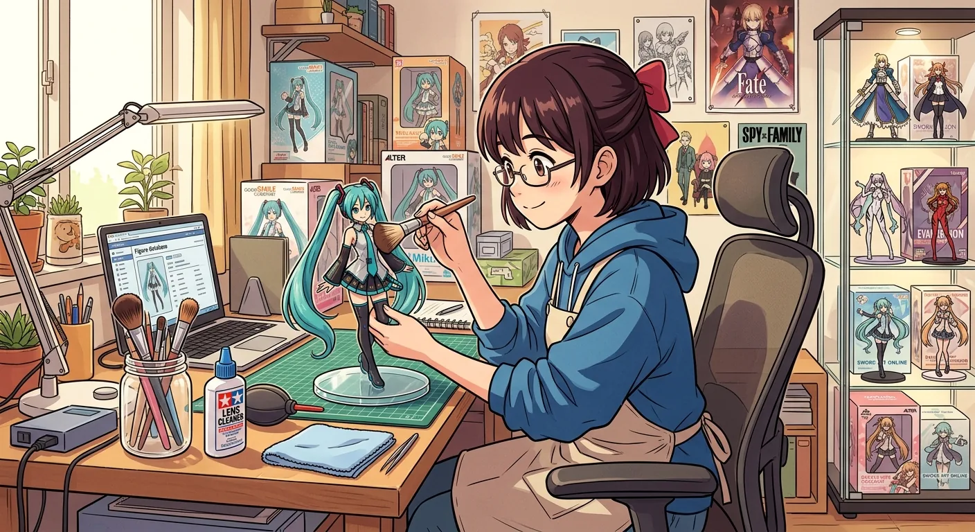 mantenimiento y conservacion figuras anime